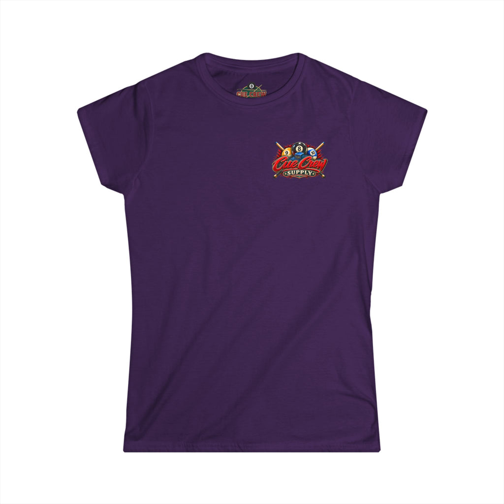 Nine Ball Queen Women's Billiards T-Shirt | Funny Pool Player Graphic Tee CCS-WSST-017