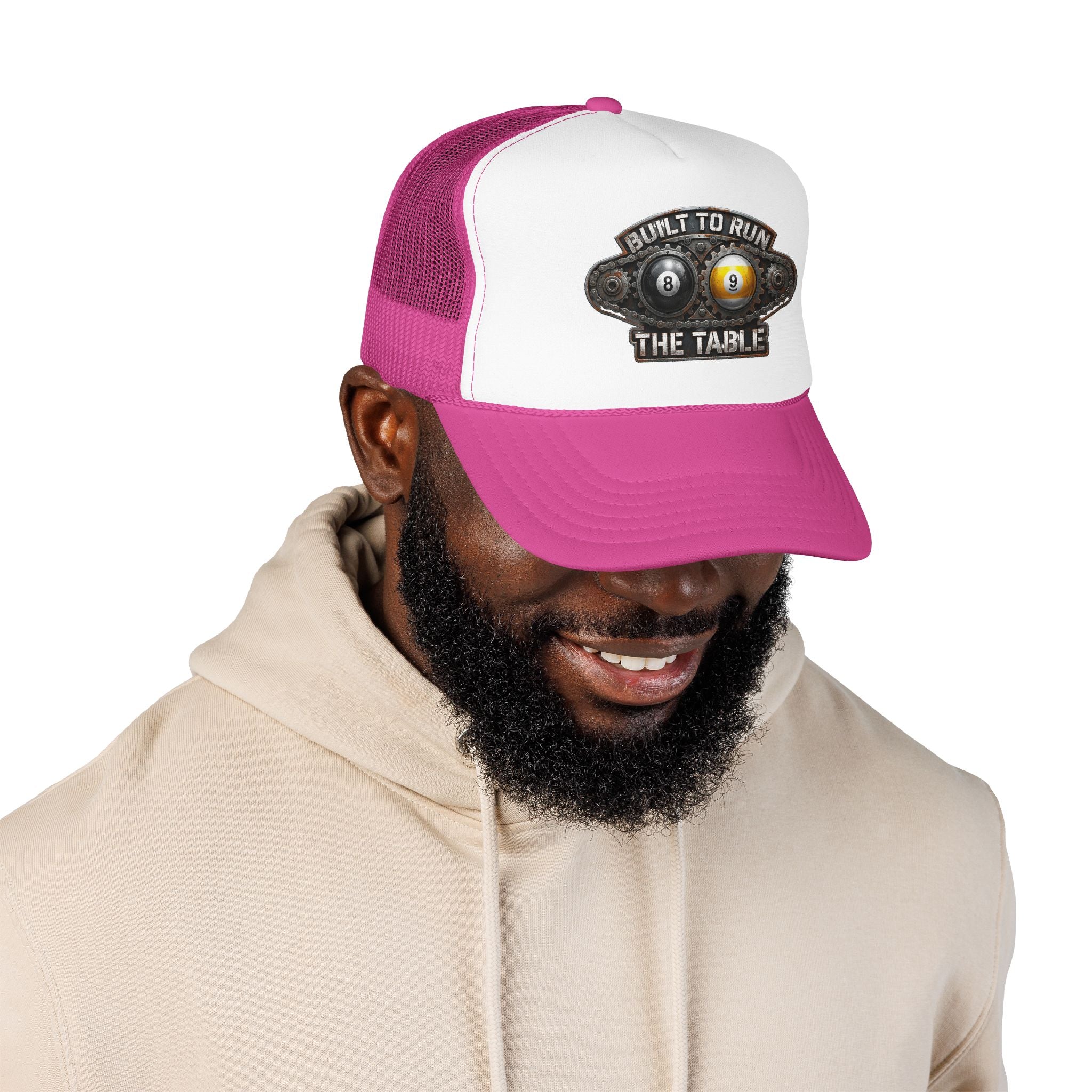 Built to Run the Table OTTO 39-165 Foam Trucker Hat – Billiards Snapback