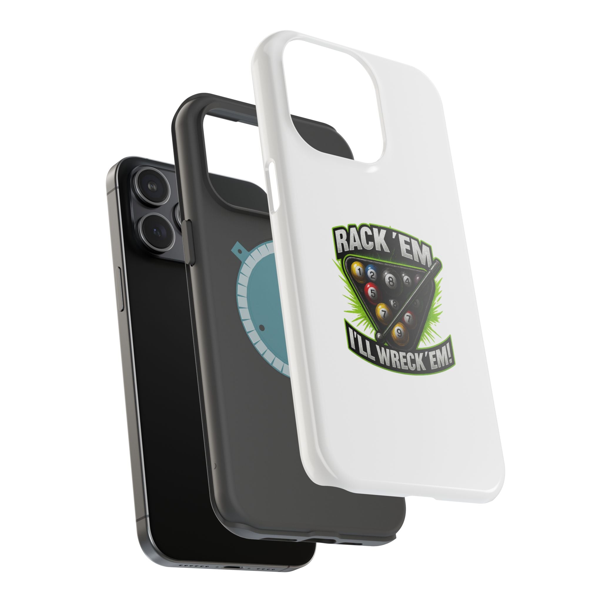 Magnetic Phone Case - Rack 'Em, I'll Wreck 'Em | Cool Custom Impact-Resistant Cases for Gamers & Pool Lovers, Perfect Gift for [...]