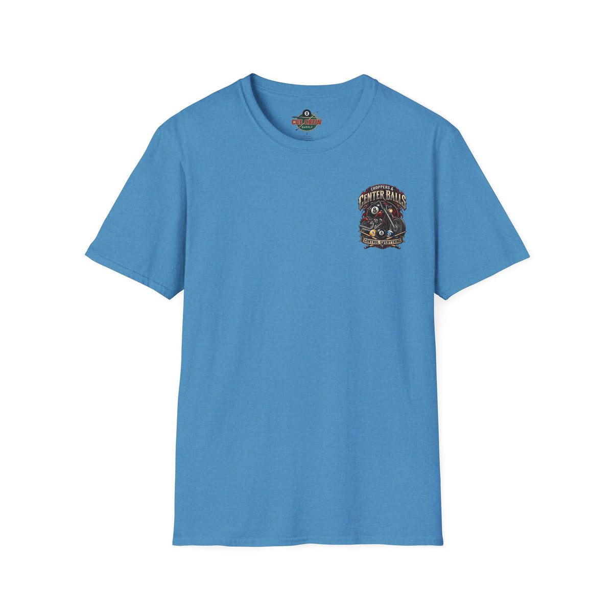 Choppers & Center Balls Billiards Motorcycle T-Shirt