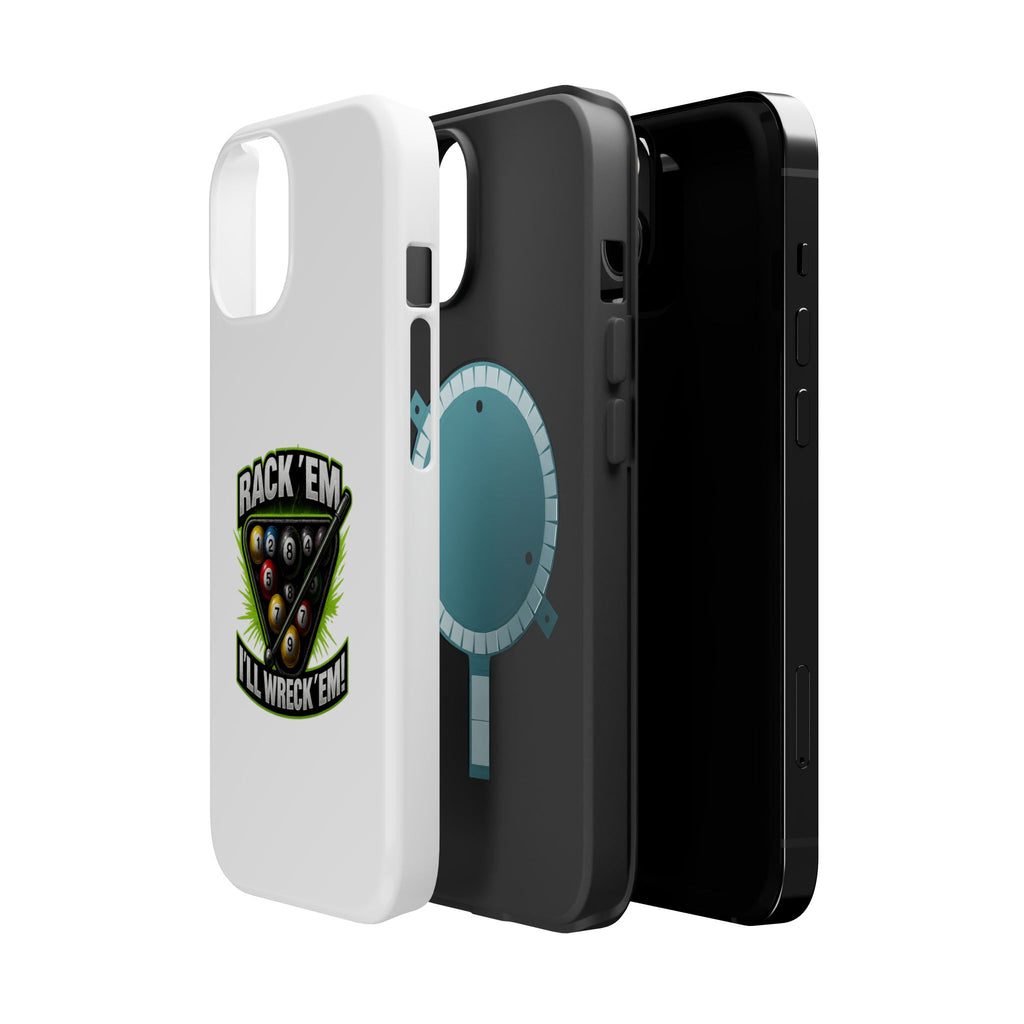 Magnetic Phone Case - Rack 'Em, I'll Wreck 'Em | Cool Custom Impact-Resistant Cases for Gamers & Pool Lovers, Perfect Gift for [...]
