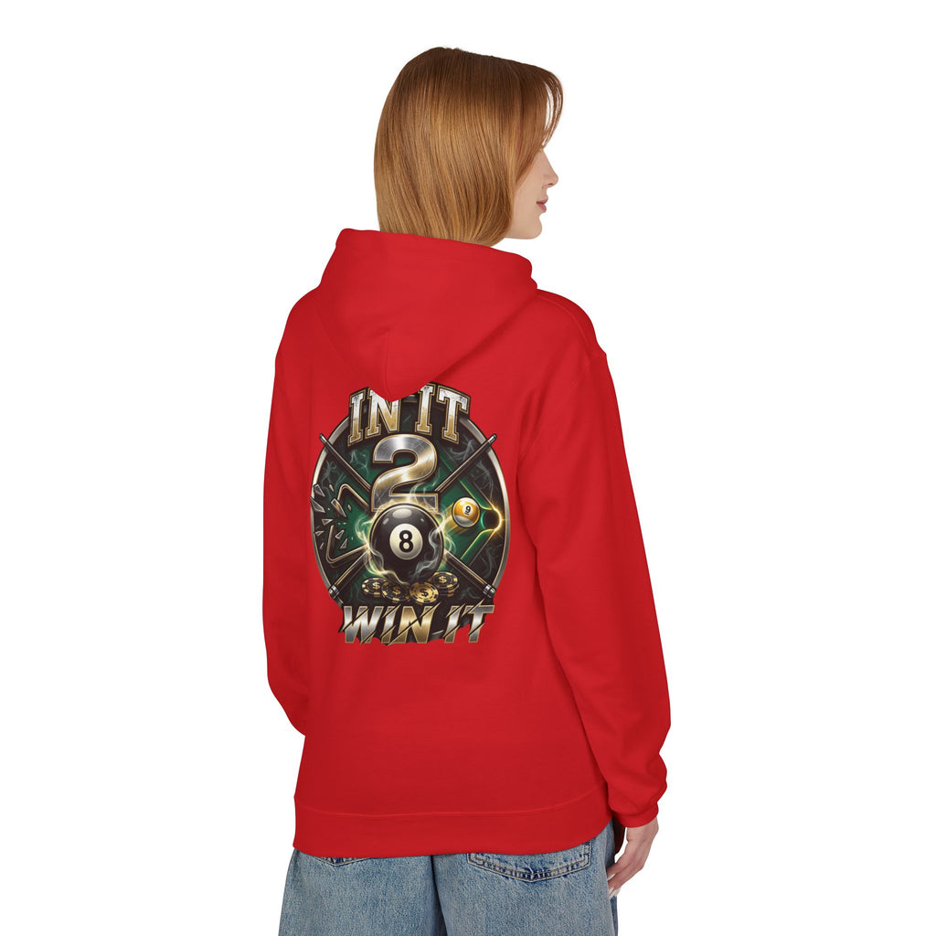 In It 2 Win It Pool Player Hoodie | Lucky 8 Ball & 9 Ball Billiards Graphic Hoodie | Cue Crew Supply