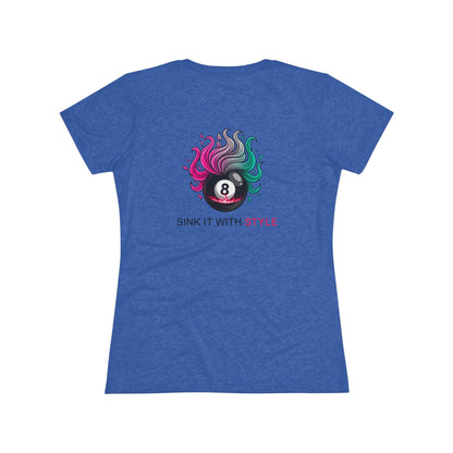 Sink It With Style Next Level Women's Tri-Blend Tee