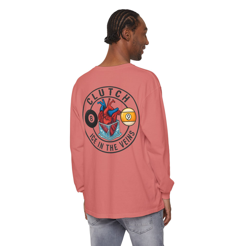 Clutch Ice in the Veins V2 Comfort Colors Long Sleeve Tee