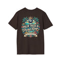Palm Trees & Pocket Kings Billiards T-Shirt | Tropical Pool Player Graphic Tee | Vacation Pool Hall Shirt | Front & Back Print