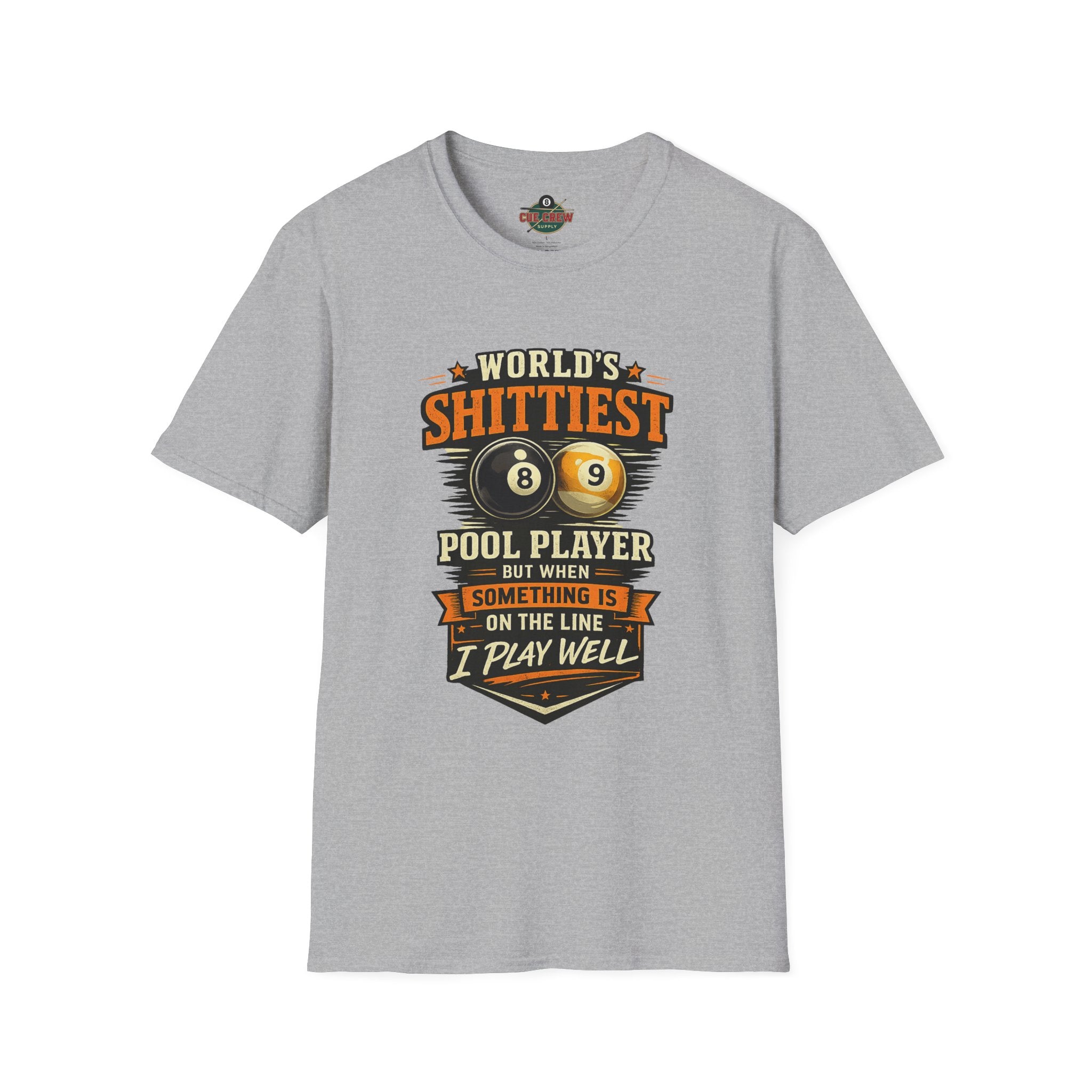 World’s Shittiest Pool Player Funny Billiards T-Shirt