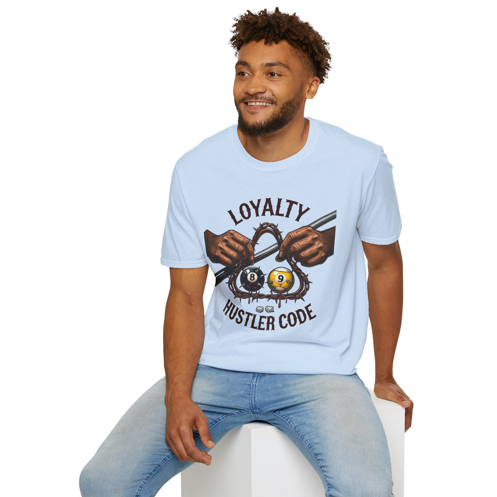 Loyalty- Hustler Code Billiards Core Line Gildan Tee