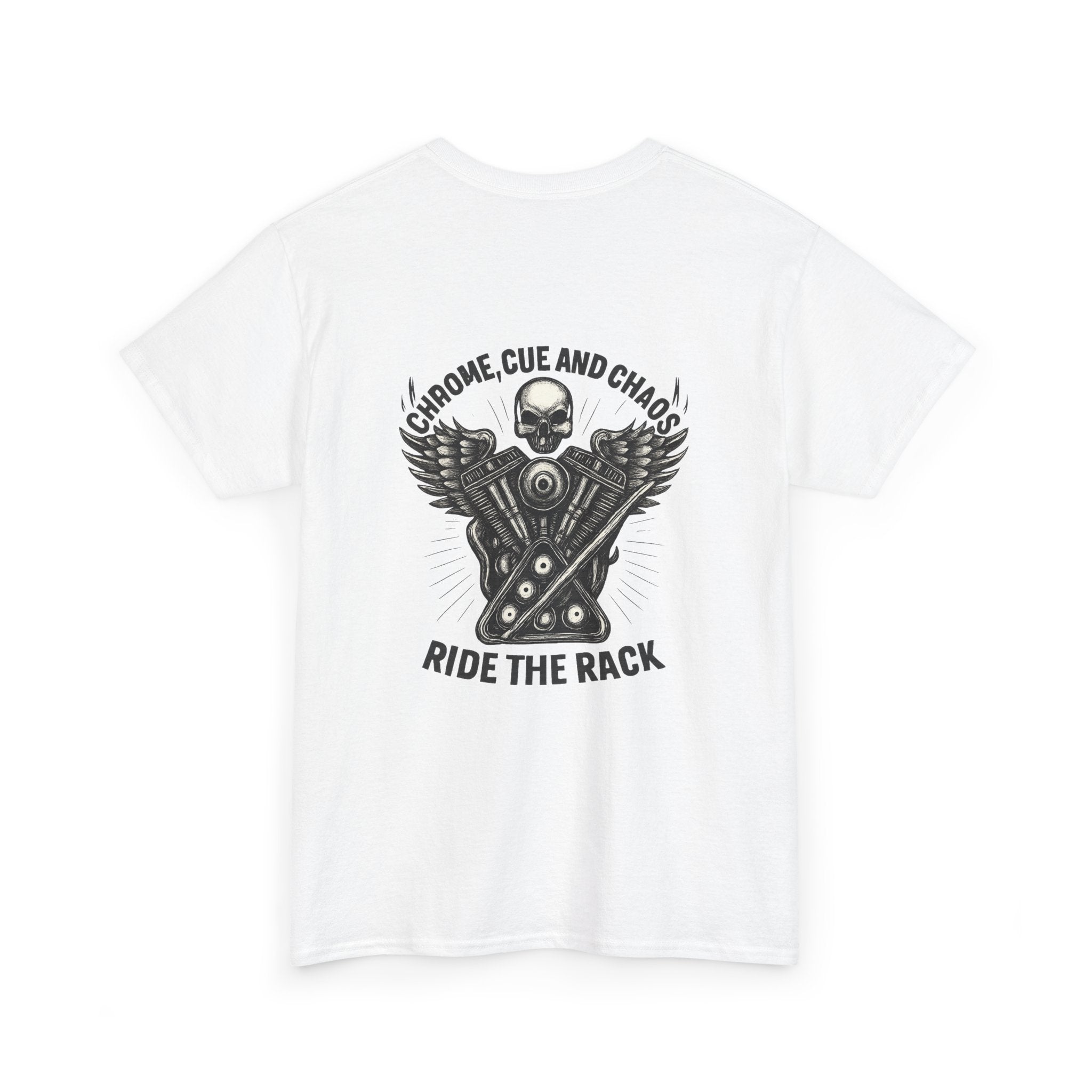 Chrome Cue Chaos Billiards Graphic Tee