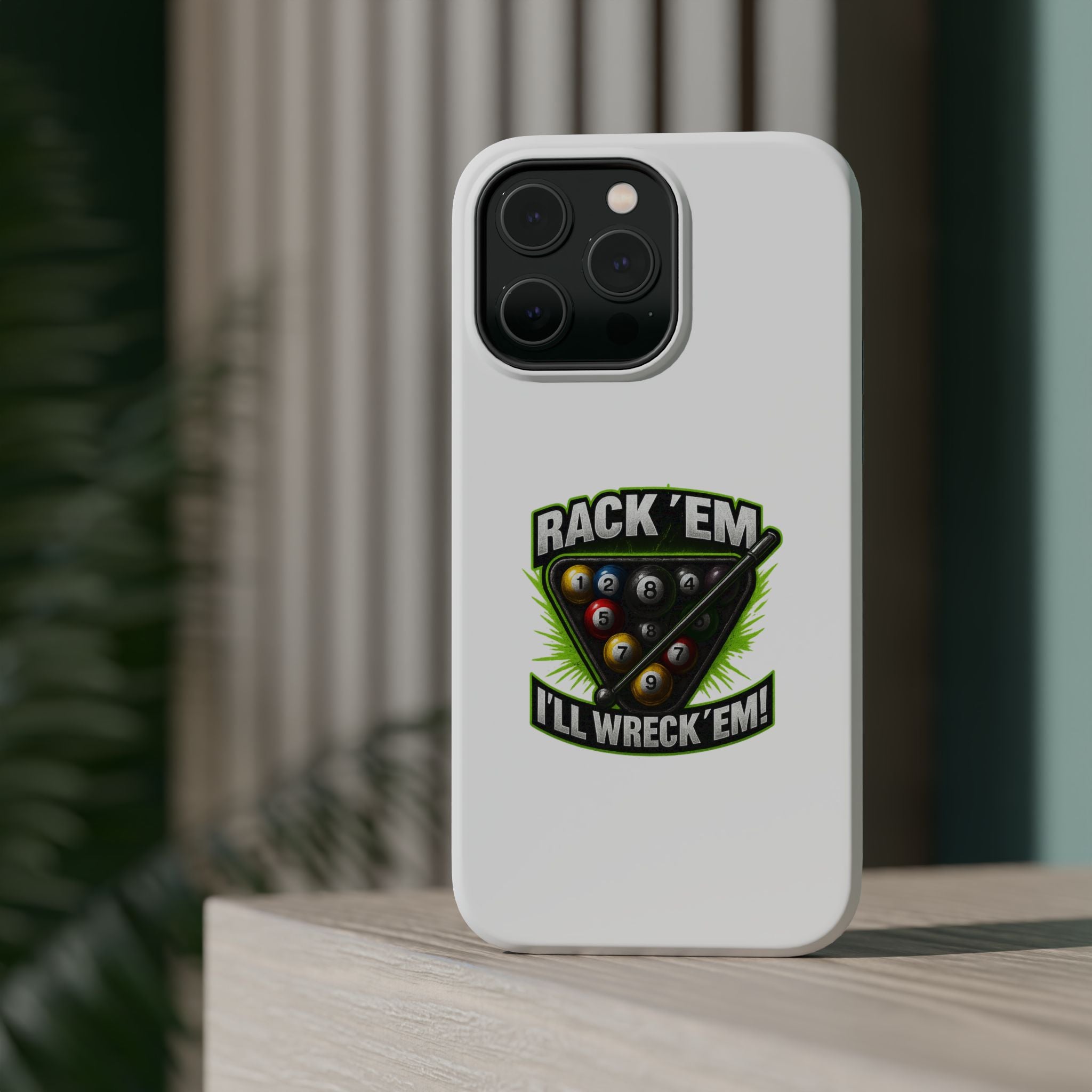 Magnetic Phone Case - Rack 'Em, I'll Wreck 'Em | Cool Custom Impact-Resistant Cases for Gamers & Pool Lovers, Perfect Gift for [...]