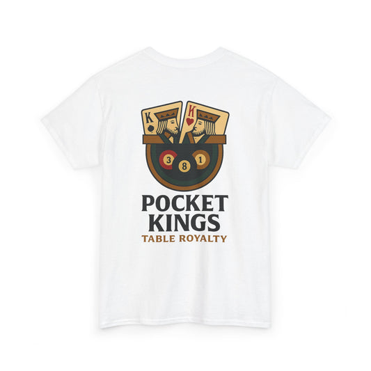 Pocket Kings Table Royalty Billiards Gildan Tee