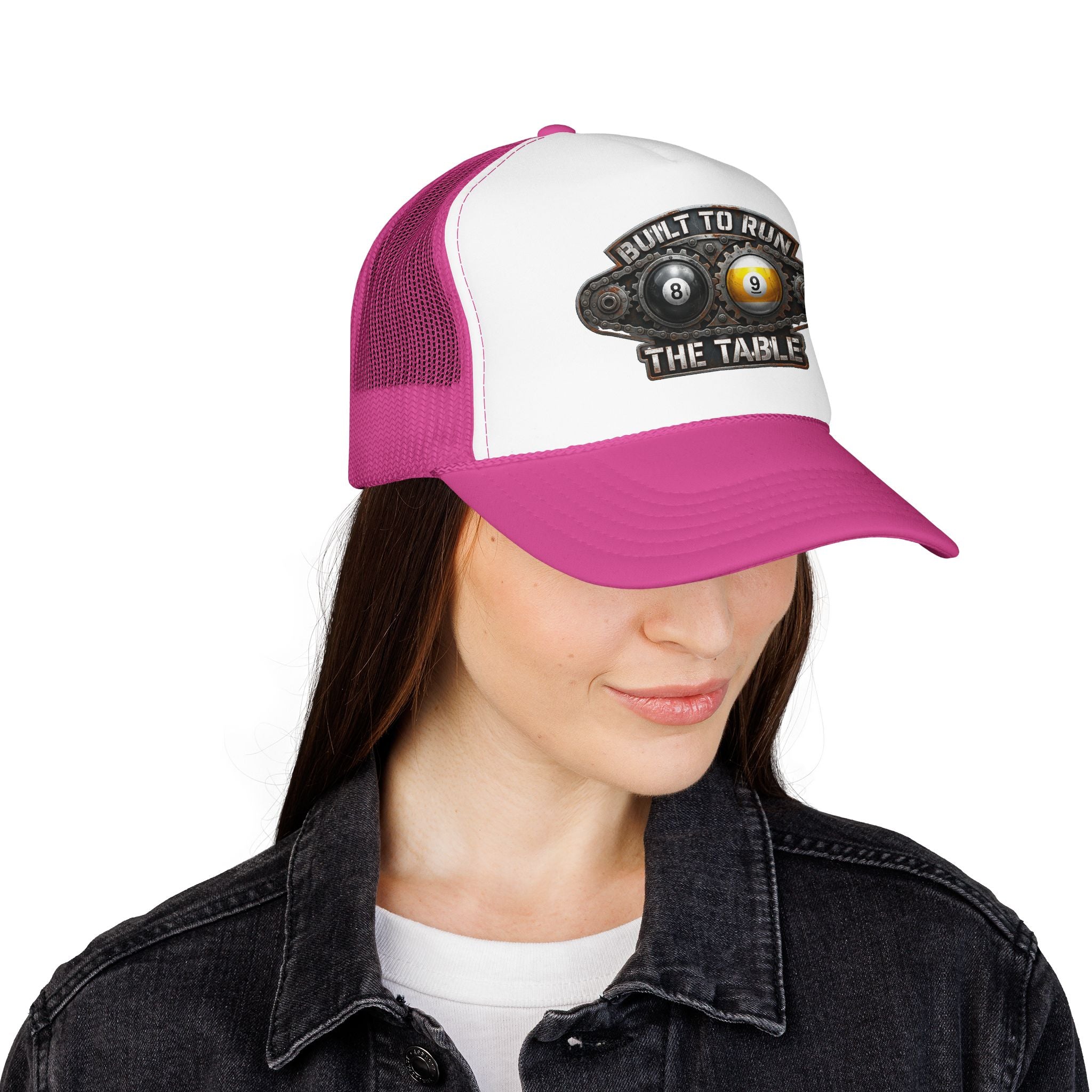 Built to Run the Table OTTO 39-165 Foam Trucker Hat – Billiards Snapback