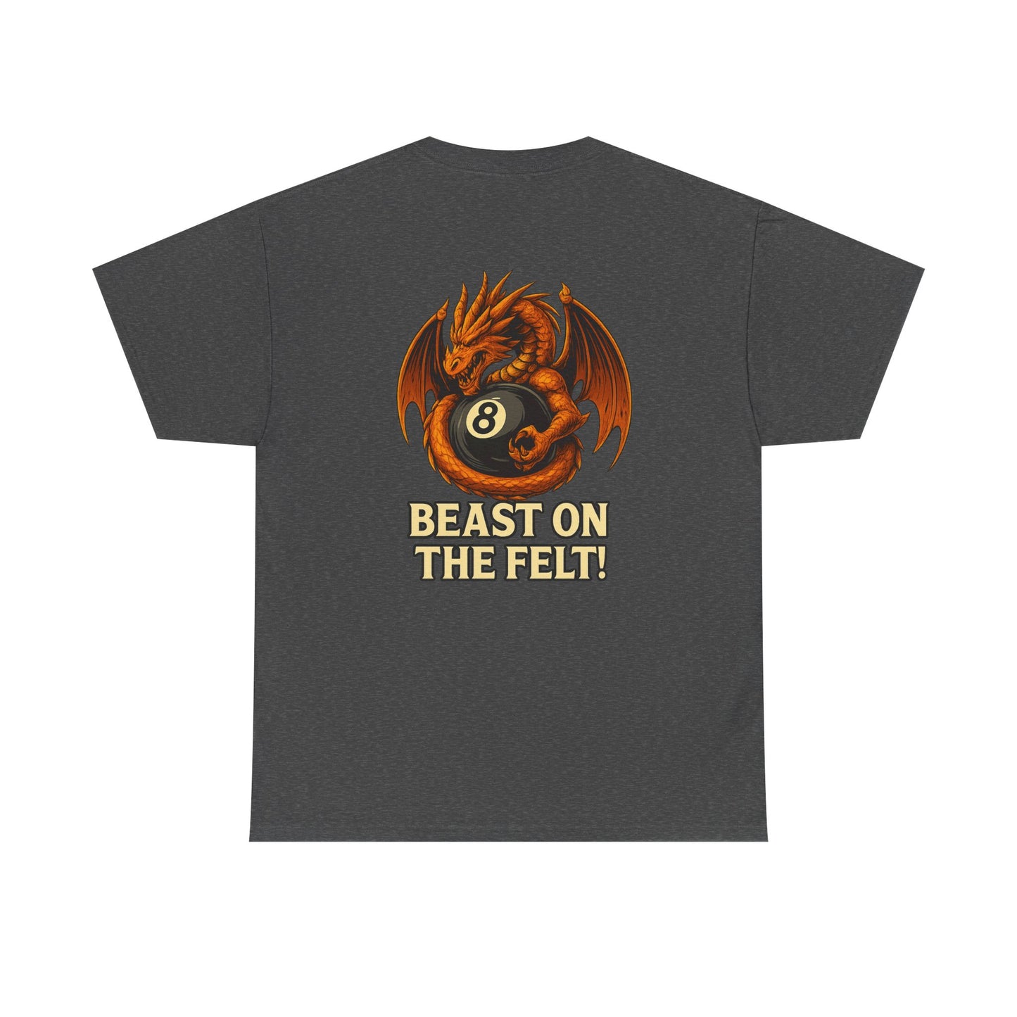 Beast On The Felt Dragon Billiards Gildan Tee