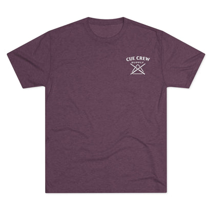 Pool Hair Don’t Care T‑Shirt — Funny Billiards Next Level Tri-Blend Tee