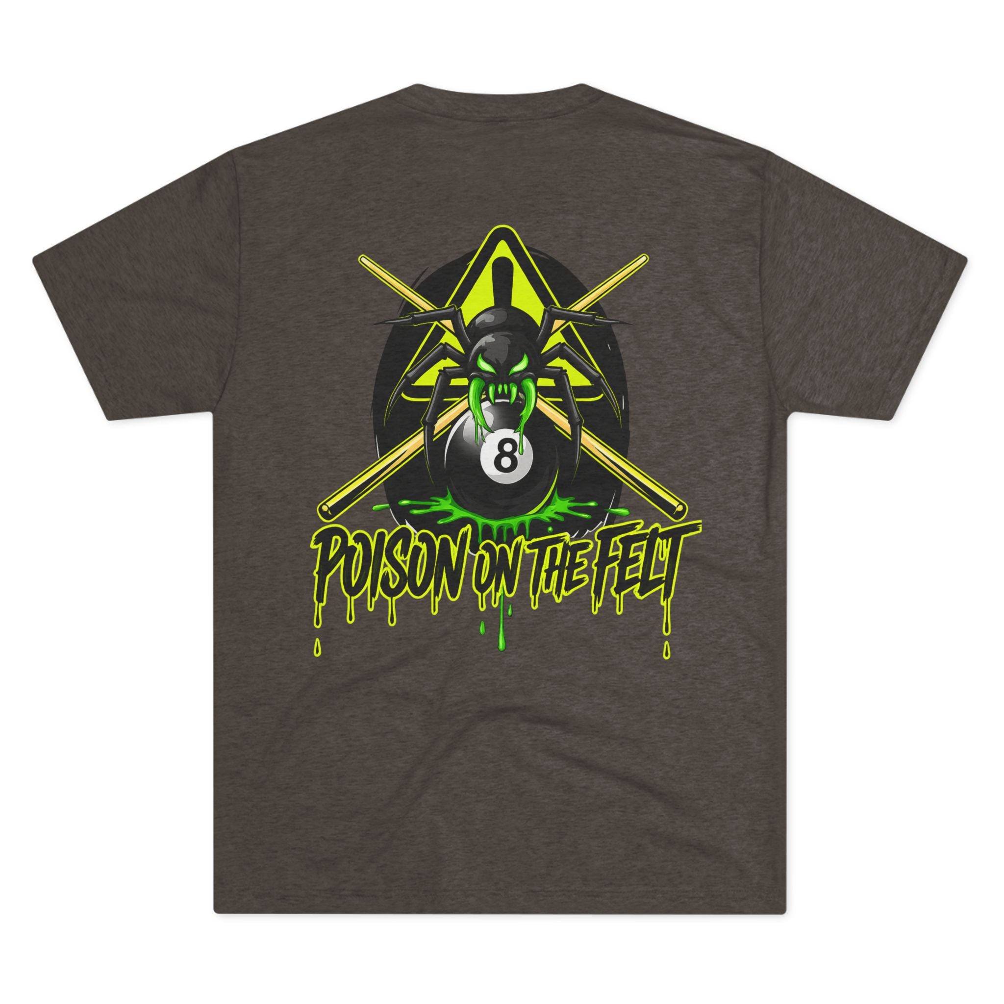 Poison on the Felt Billiards Spider Next Level Tee