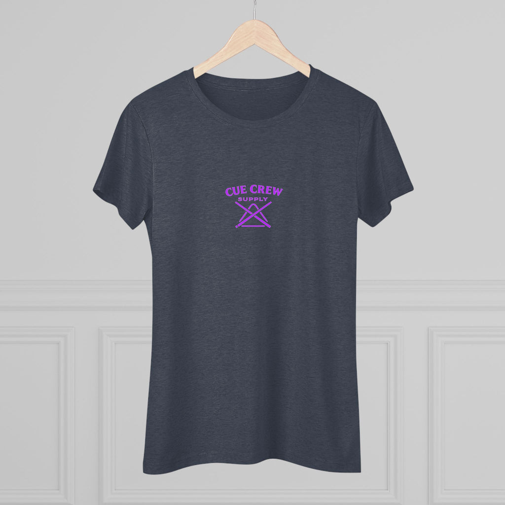 Bow Down - The Table Has A Queen Next Level Women's Tri-Blend Tee