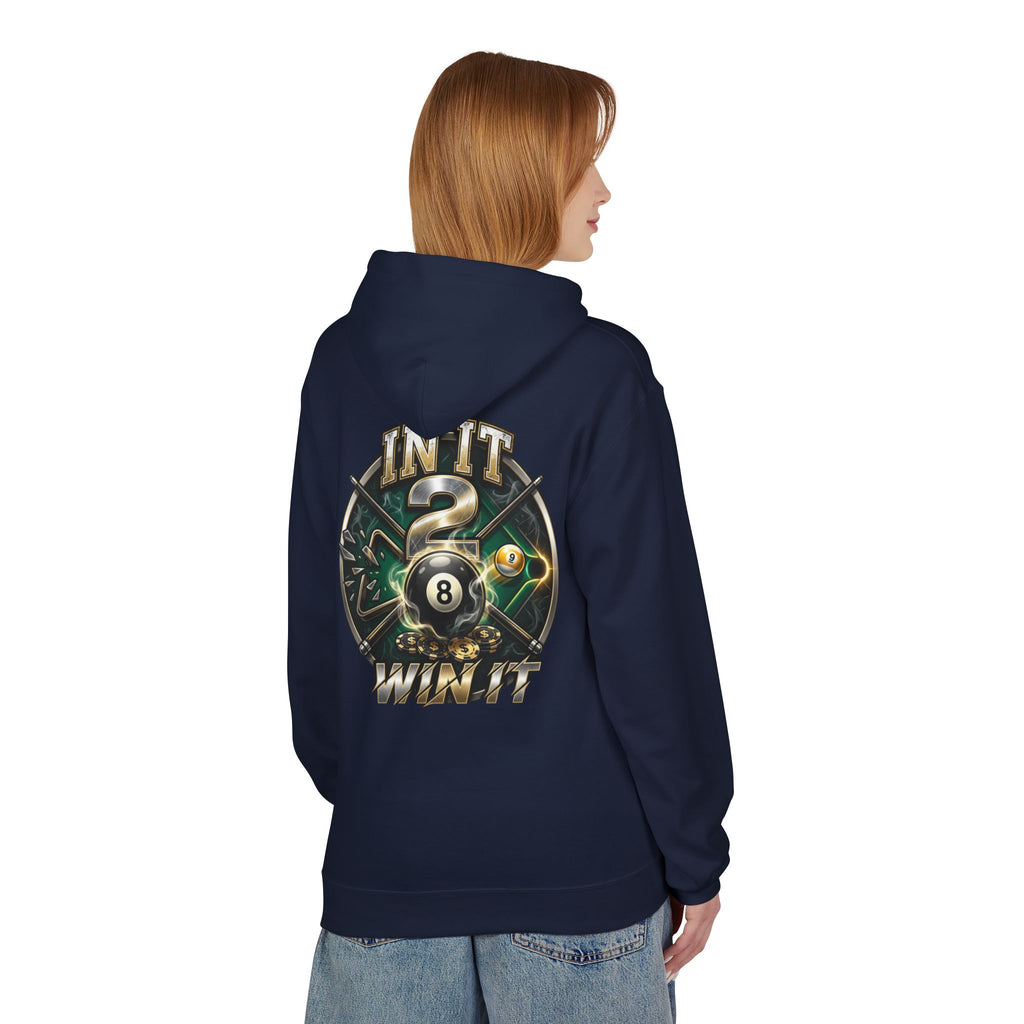 In It 2 Win It Pool Player Hoodie | Lucky 8 Ball & 9 Ball Billiards Graphic Hoodie | Cue Crew Supply