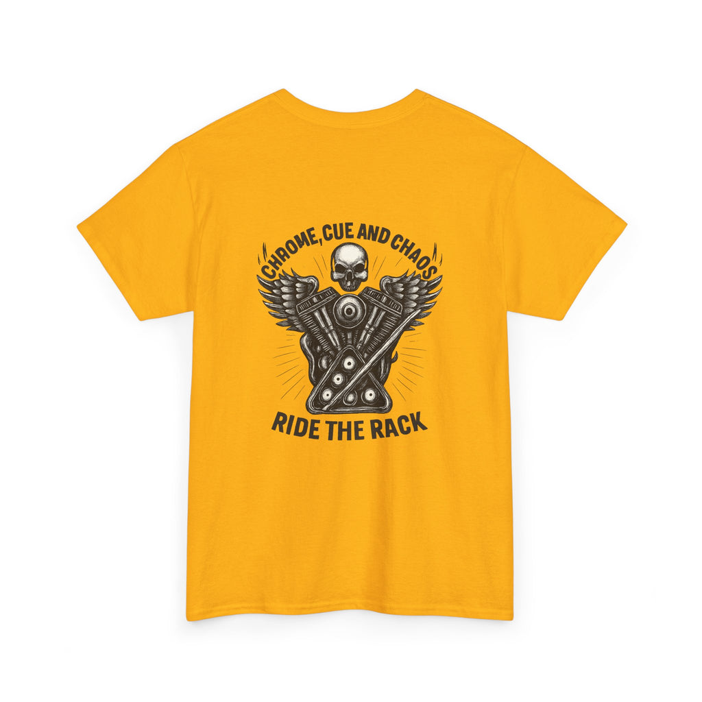 Chrome Cue Chaos Billiards Graphic Tee