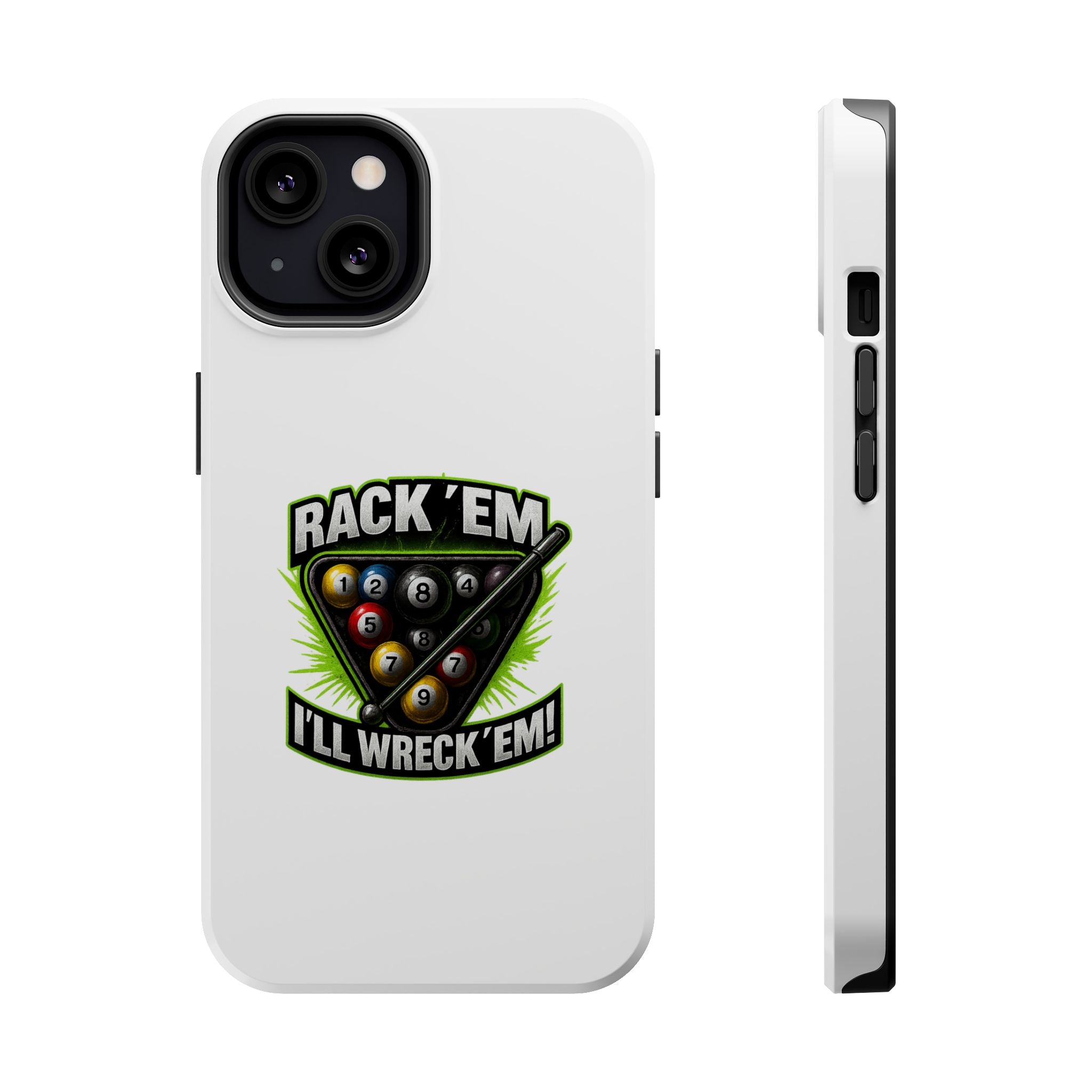 Magnetic Phone Case - Rack 'Em, I'll Wreck 'Em | Cool Custom Impact-Resistant Cases for Gamers & Pool Lovers, Perfect Gift for [...]