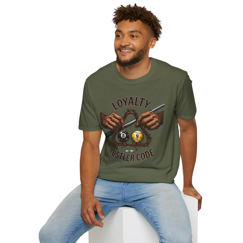 Loyalty- Hustler Code Billiards Core Line Gildan Tee