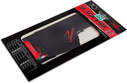 Longoni Black Fire 2.0 Billiard Pool CUE Glove - for Left or Right Hand - Black