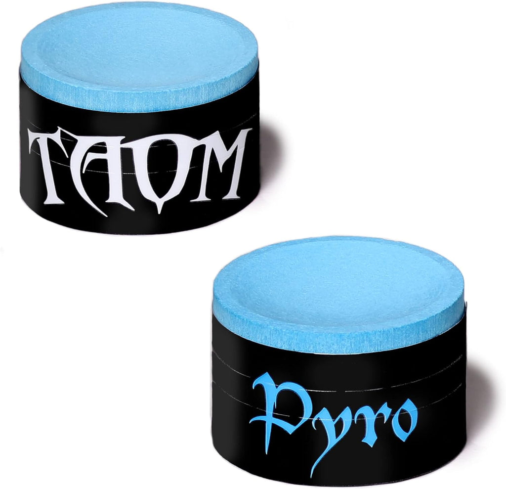 Taom Pyro Billiard Pool Cue Premium Chalk Blue