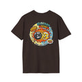 Billiard Mayhem Comic Pool Player T-Shirt | Boom! Break Time! Funny 8 Ball & 9 Ball Graphic Tee | Front & Back Print