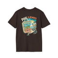 Pool Is Always in Season Billiards T-Shirt | Beach Pool Player Graphic Tee | Tropical Runout Cove Front & Back Print