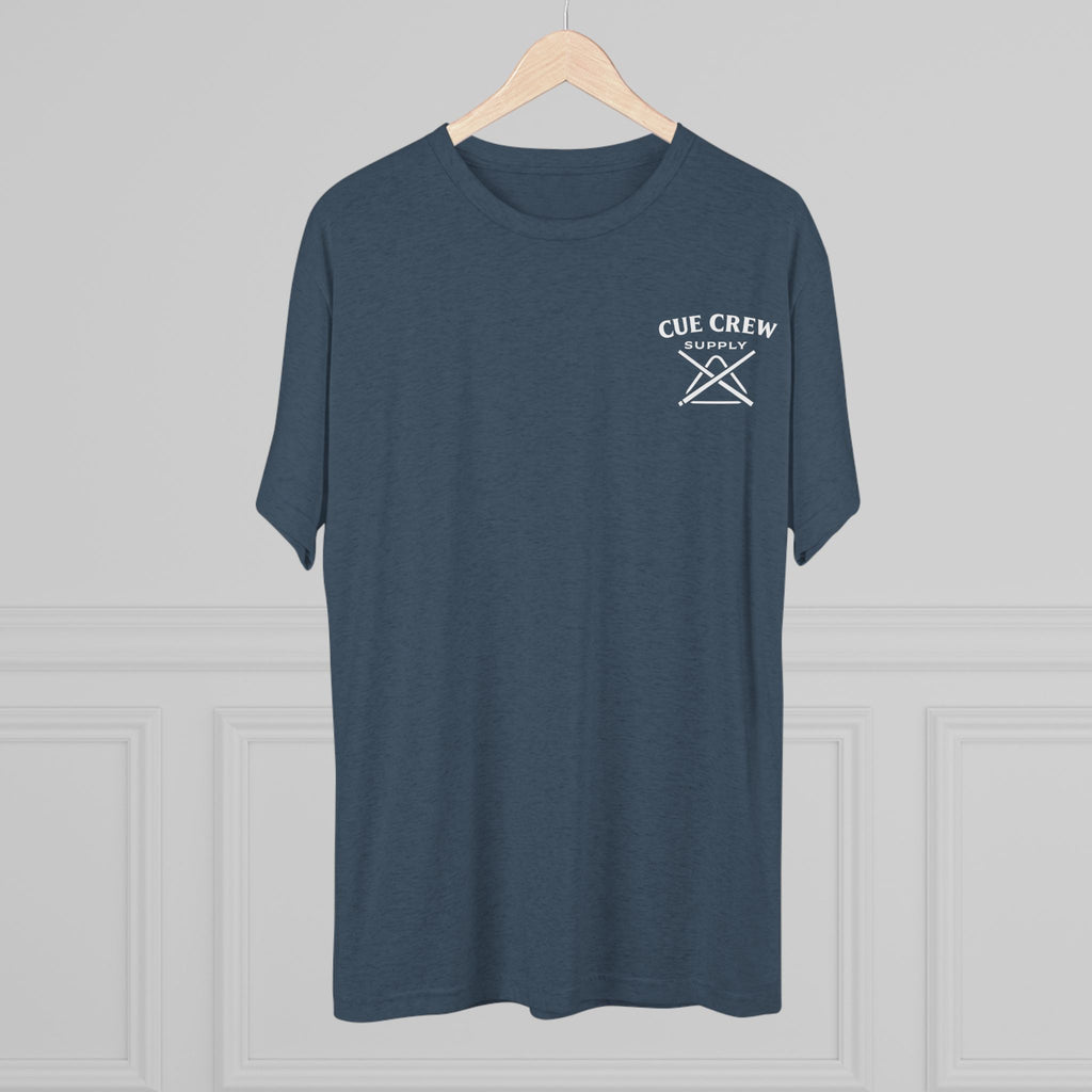 Pool Hair Don’t Care T‑Shirt — Funny Billiards Next Level Tri-Blend Tee