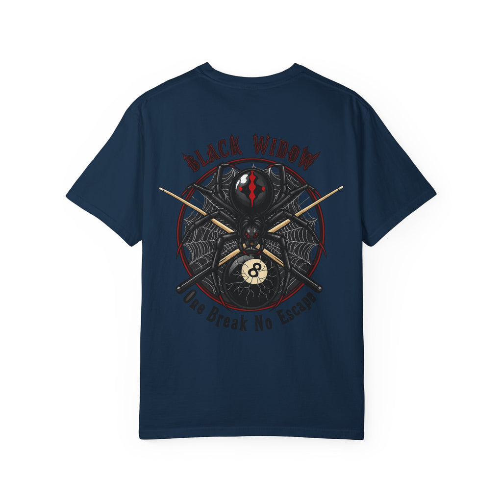 Black Widow One Break No Escape Billiards Comfort Colors Tee