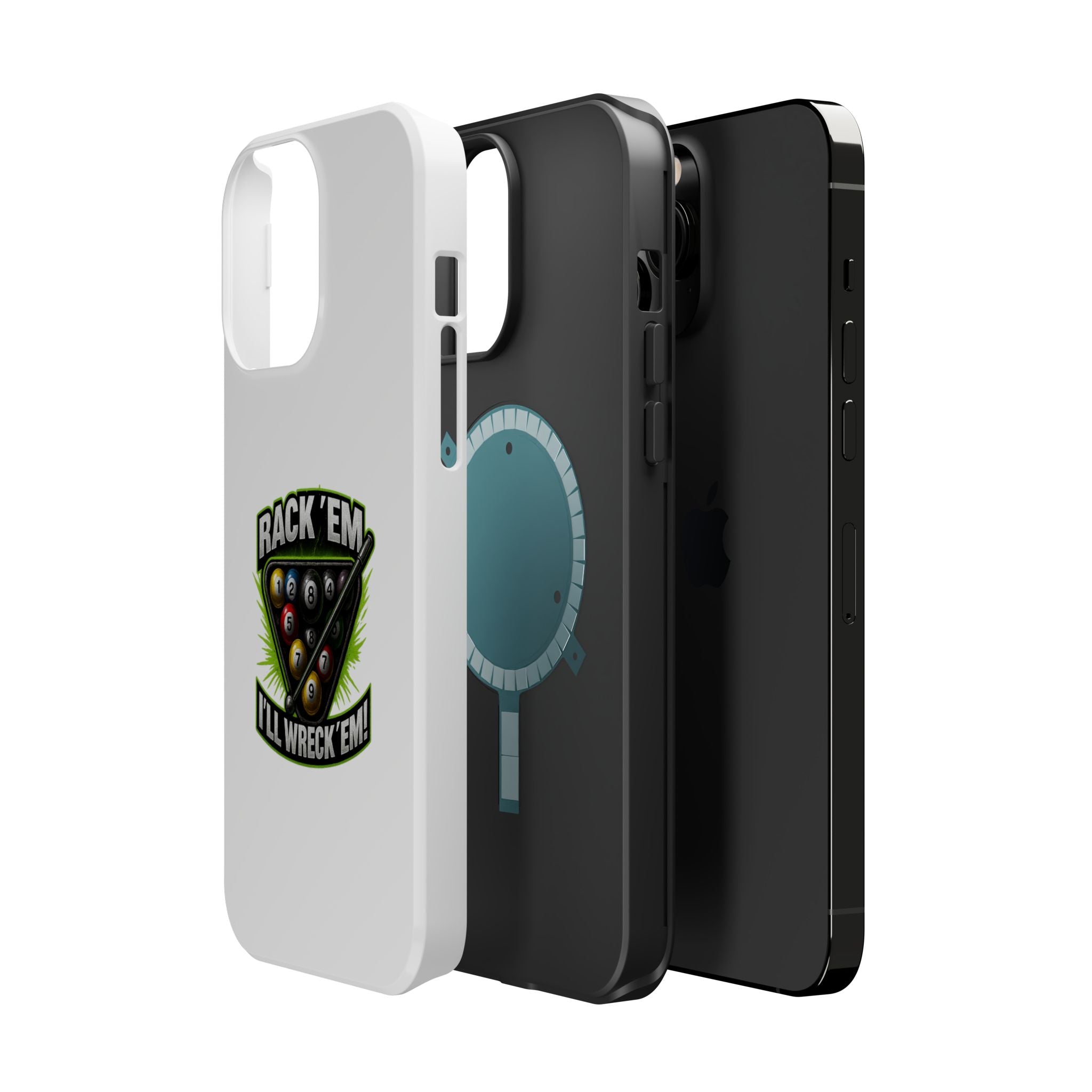 Magnetic Phone Case - Rack 'Em, I'll Wreck 'Em | Cool Custom Impact-Resistant Cases for Gamers & Pool Lovers, Perfect Gift for [...]