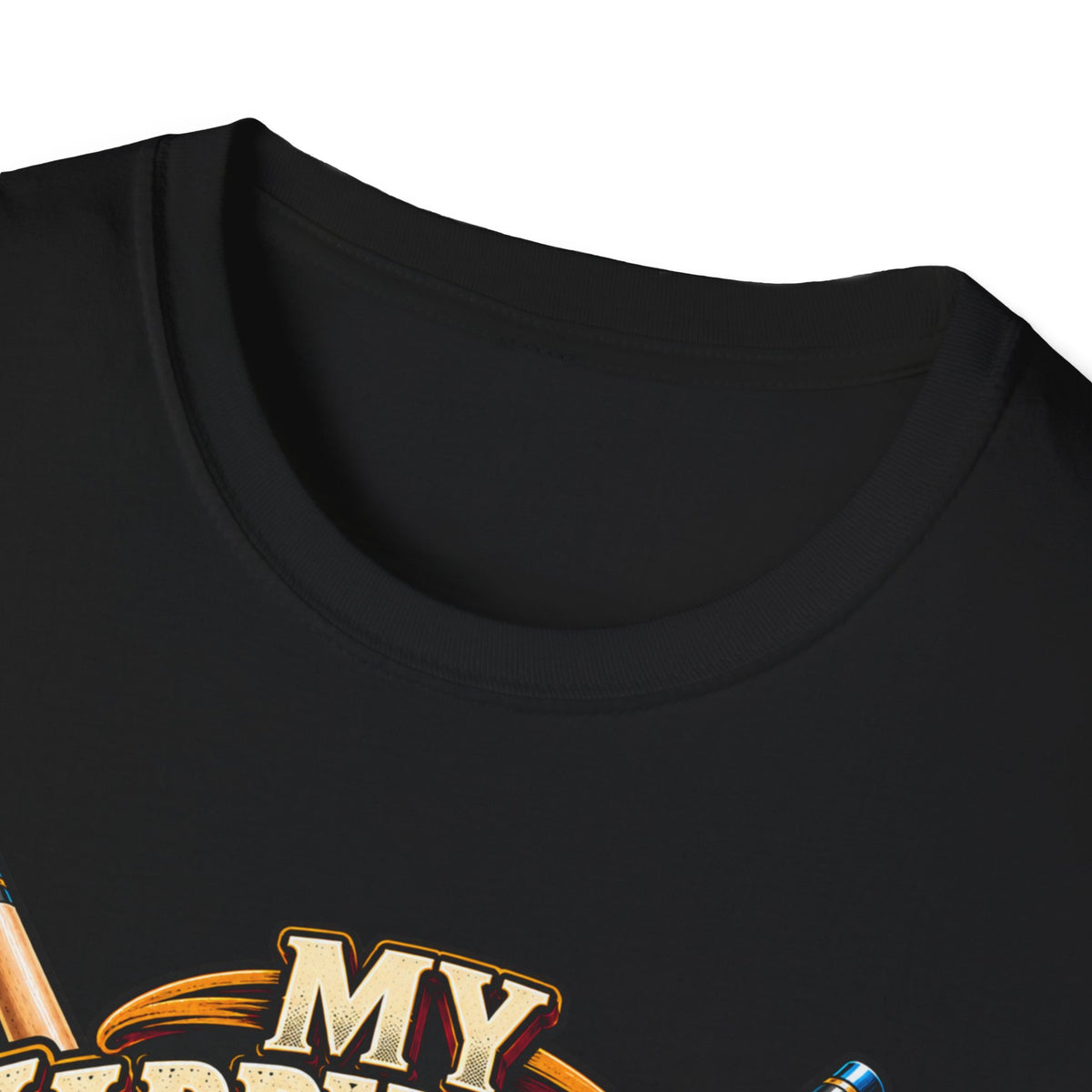 My Happy Place Has Six Pockets Funny Billiards Tee | Essentials Series CCS-EST-007