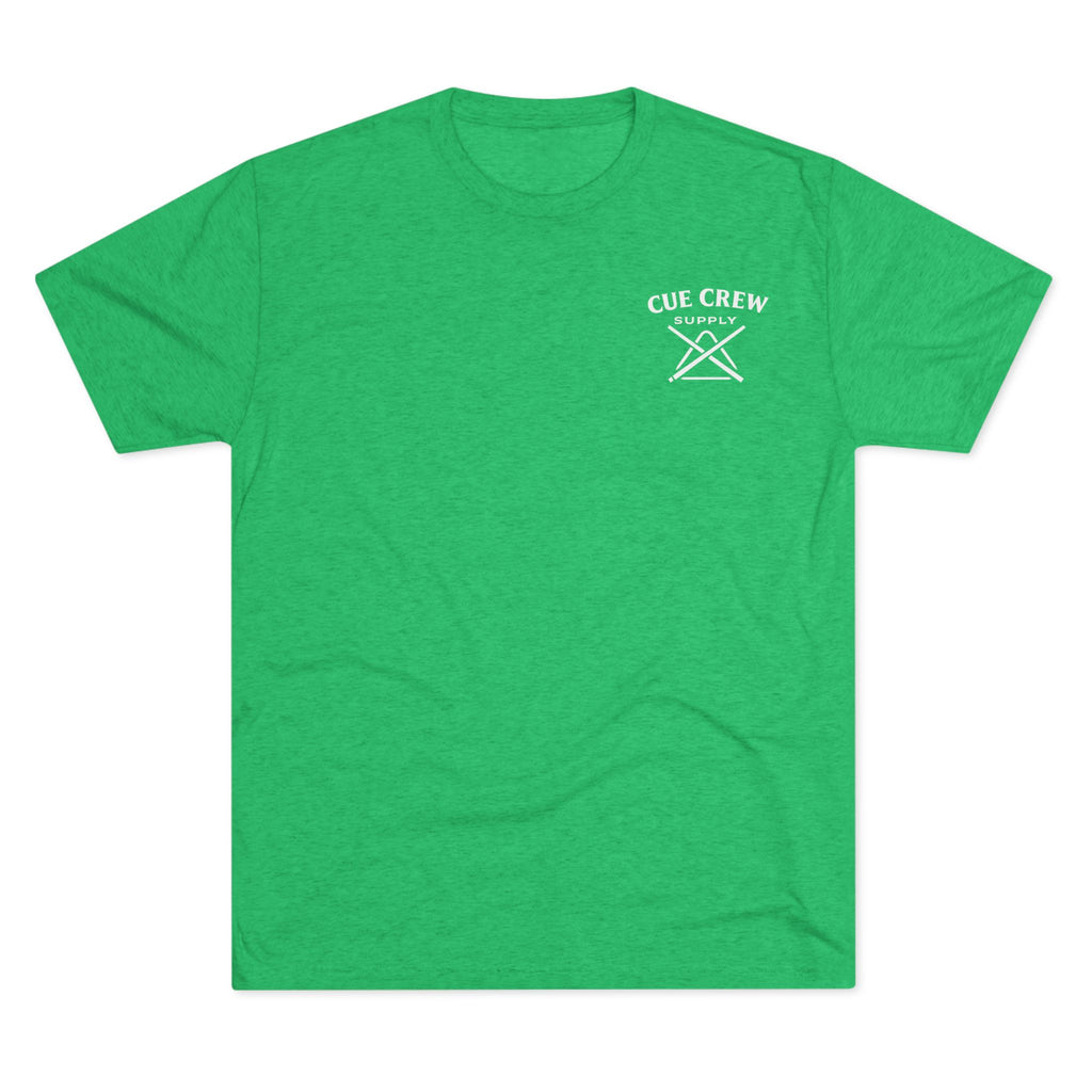 Pool Hair Don’t Care T‑Shirt — Funny Billiards Next Level Tri-Blend Tee