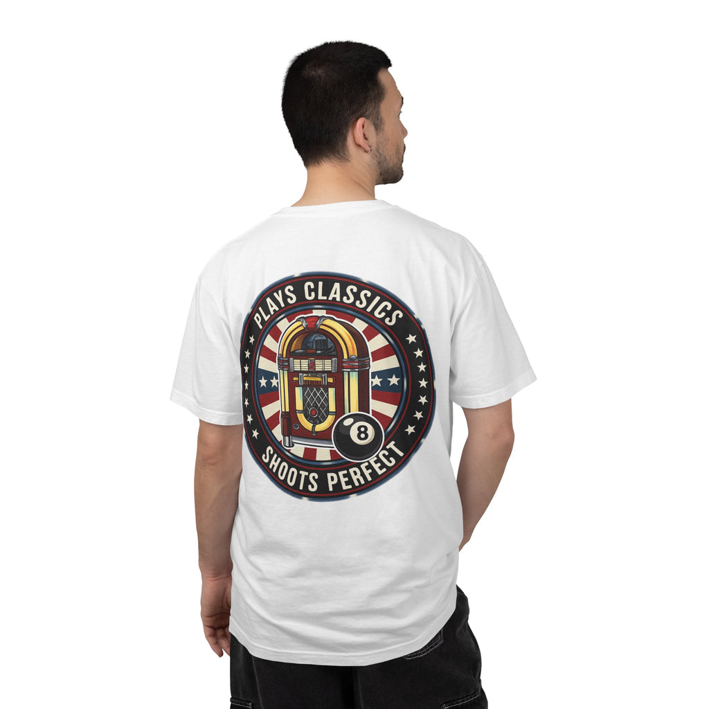 Plays Classics, Shoots Perfect Classic Jukebox Billiards Comfort Colors Tee