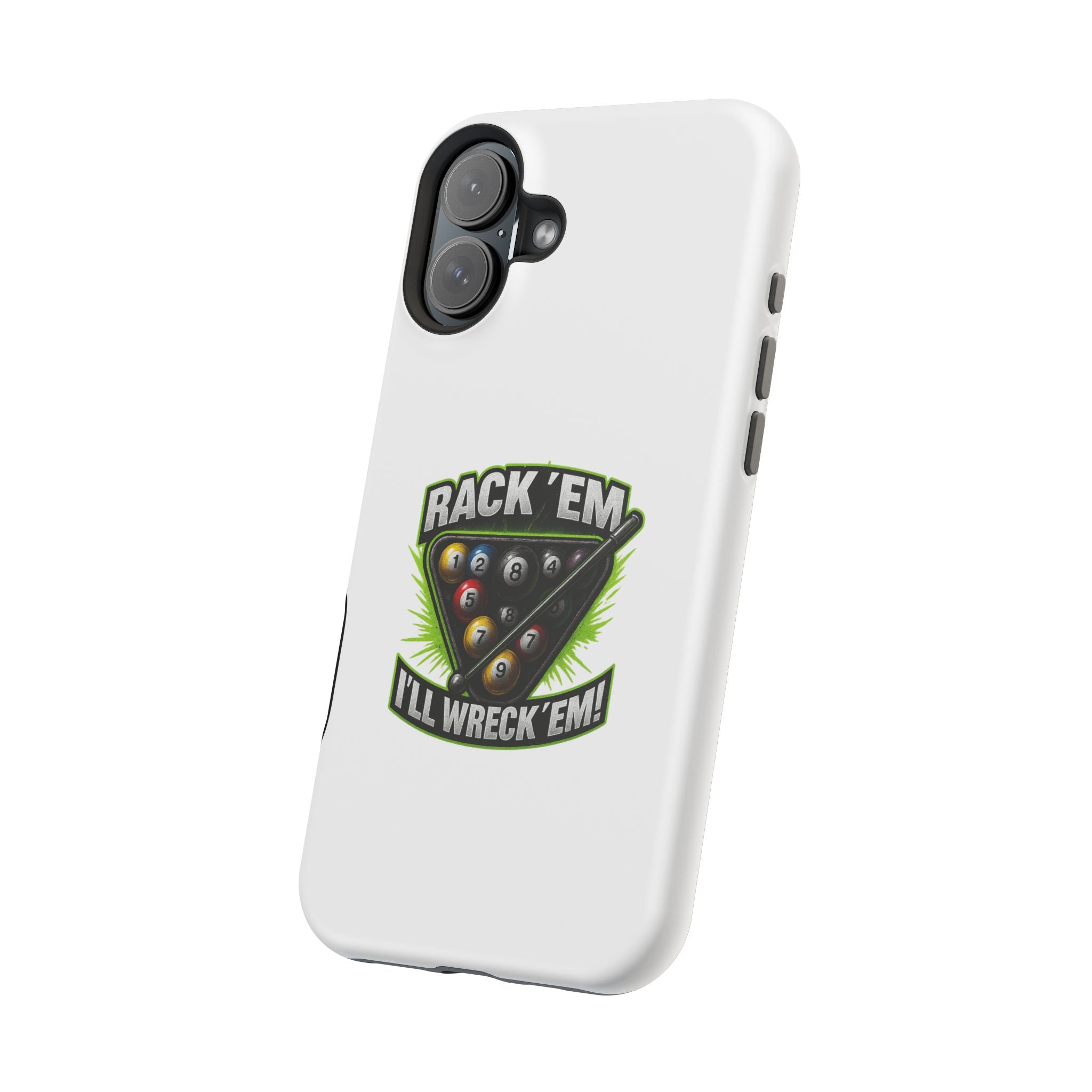 Magnetic Phone Case - Rack 'Em, I'll Wreck 'Em | Cool Custom Impact-Resistant Cases for Gamers & Pool Lovers, Perfect Gift for [...]