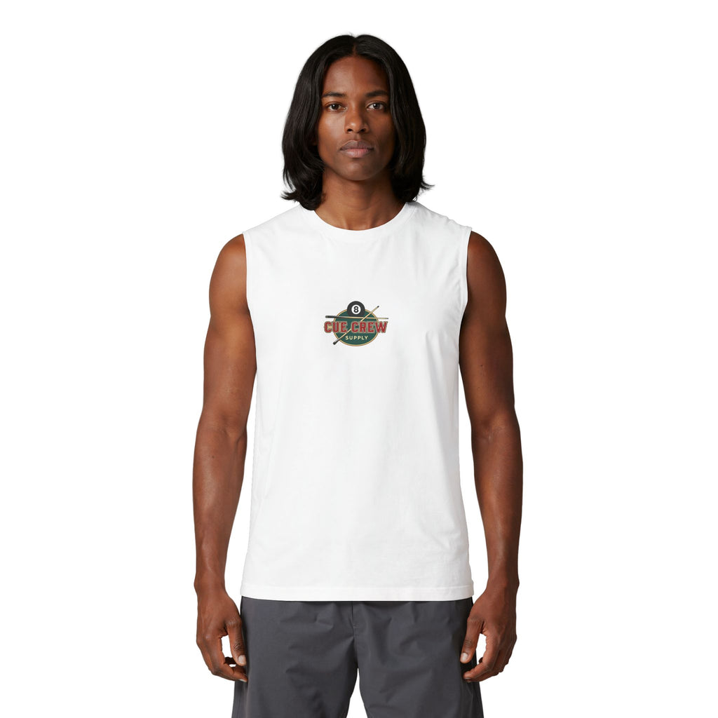 Full Throttle Break Unisex Muscle Tank | Hot Rod 8 Ball & 9 Ball Pool Player Sleeveless Shirt | Cue Crew Supply