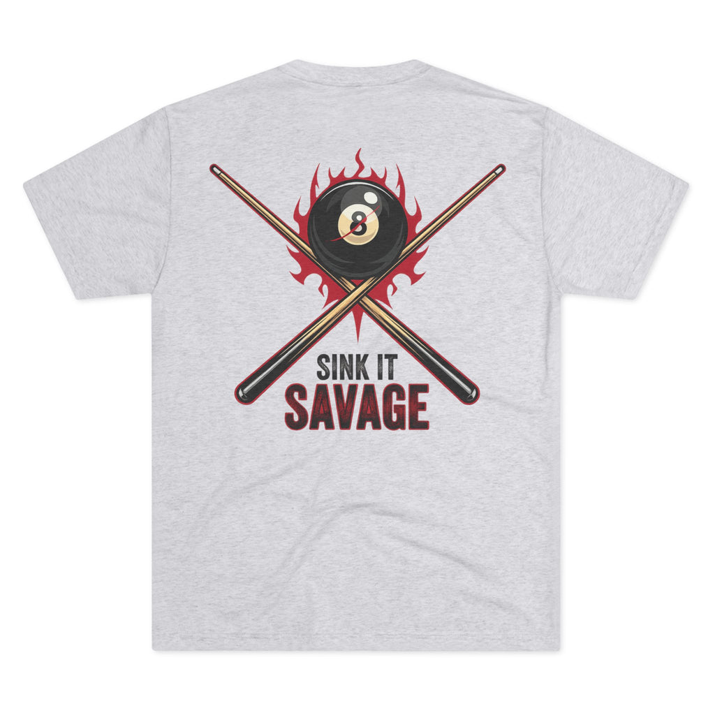 Sink It Savage Pool Tri-Blend Tee