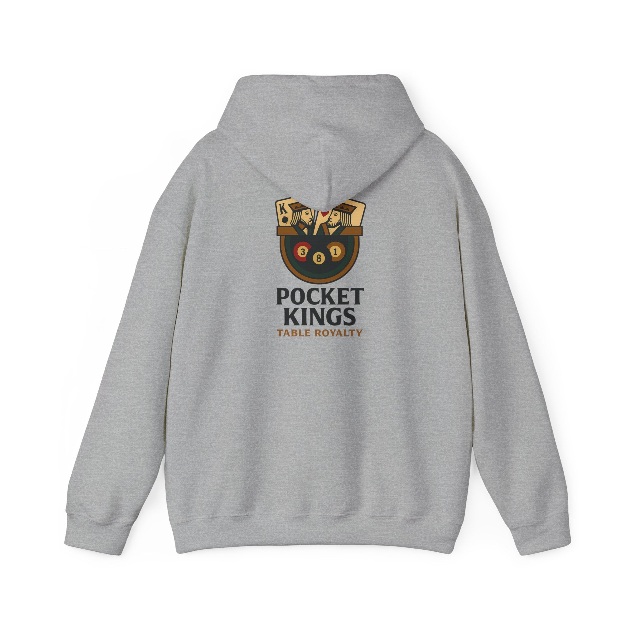 Pocket Kings Table Royalty Billiards Pool Unisex Gildan Hoodie