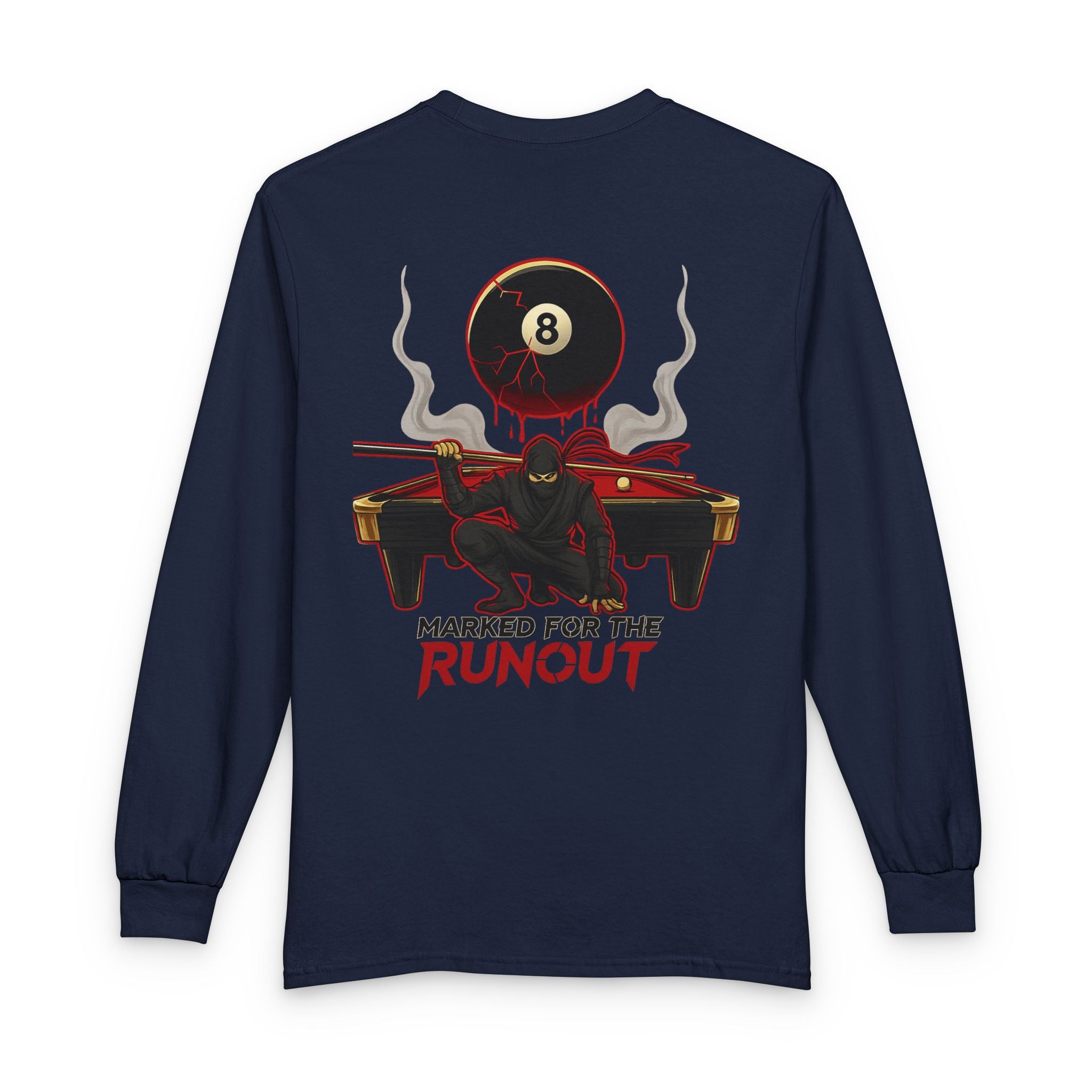 Marked for the Runout Billiards Gildan Long Sleeve Tee