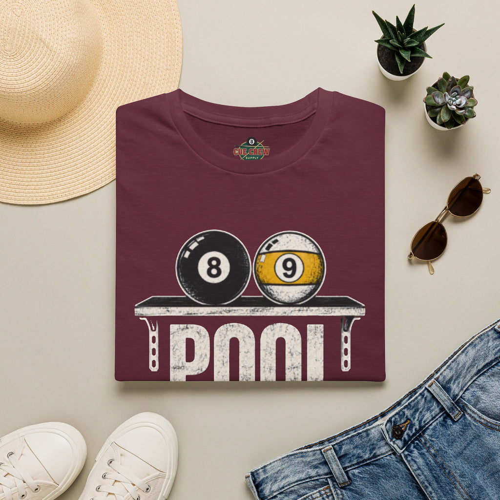 Pool Skills Sold Separately Funny Billiards T-Shirt | Front Print Only | 8 Ball & 9 Ball Graphic Unisex Tee