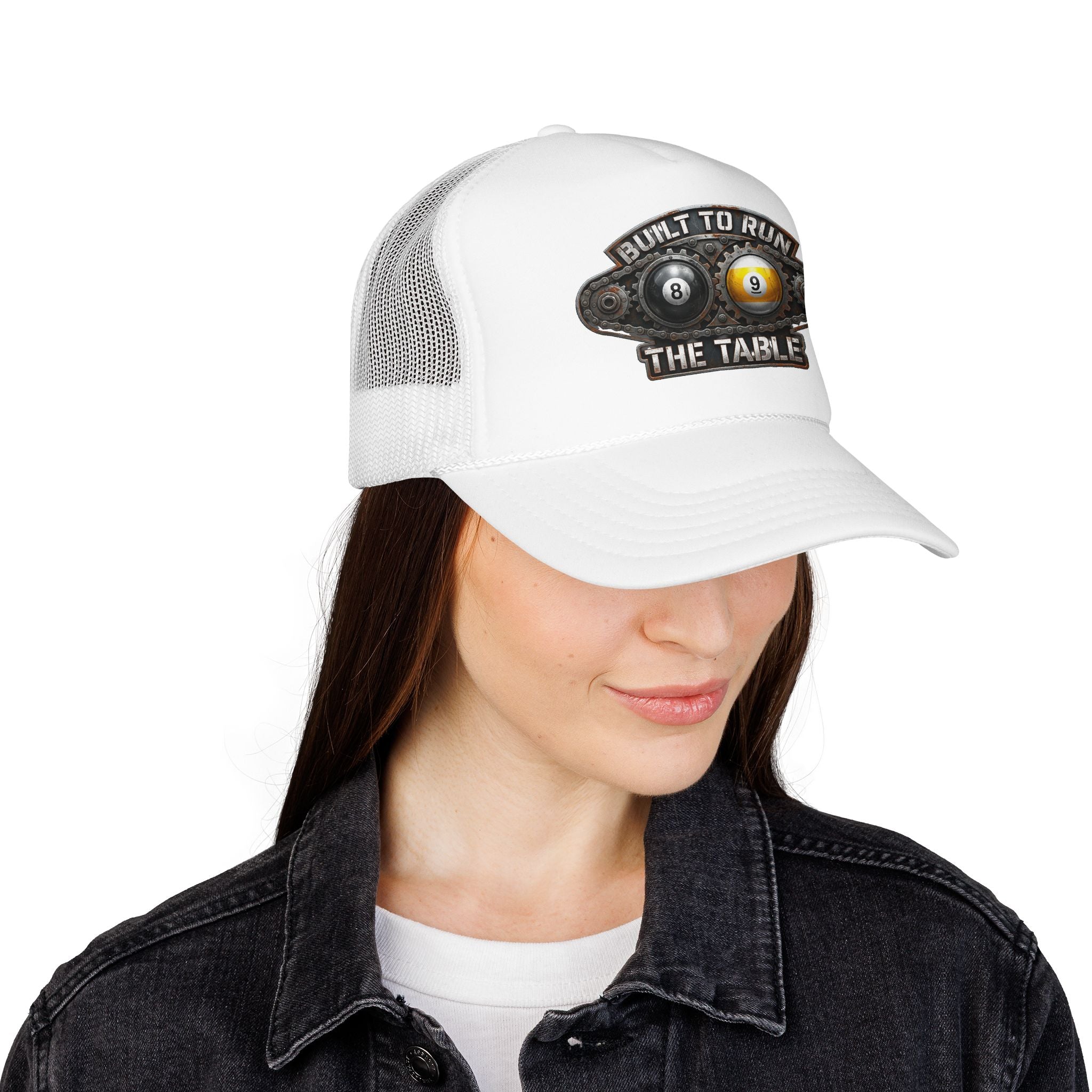Built to Run the Table OTTO 39-165 Foam Trucker Hat – Billiards Snapback