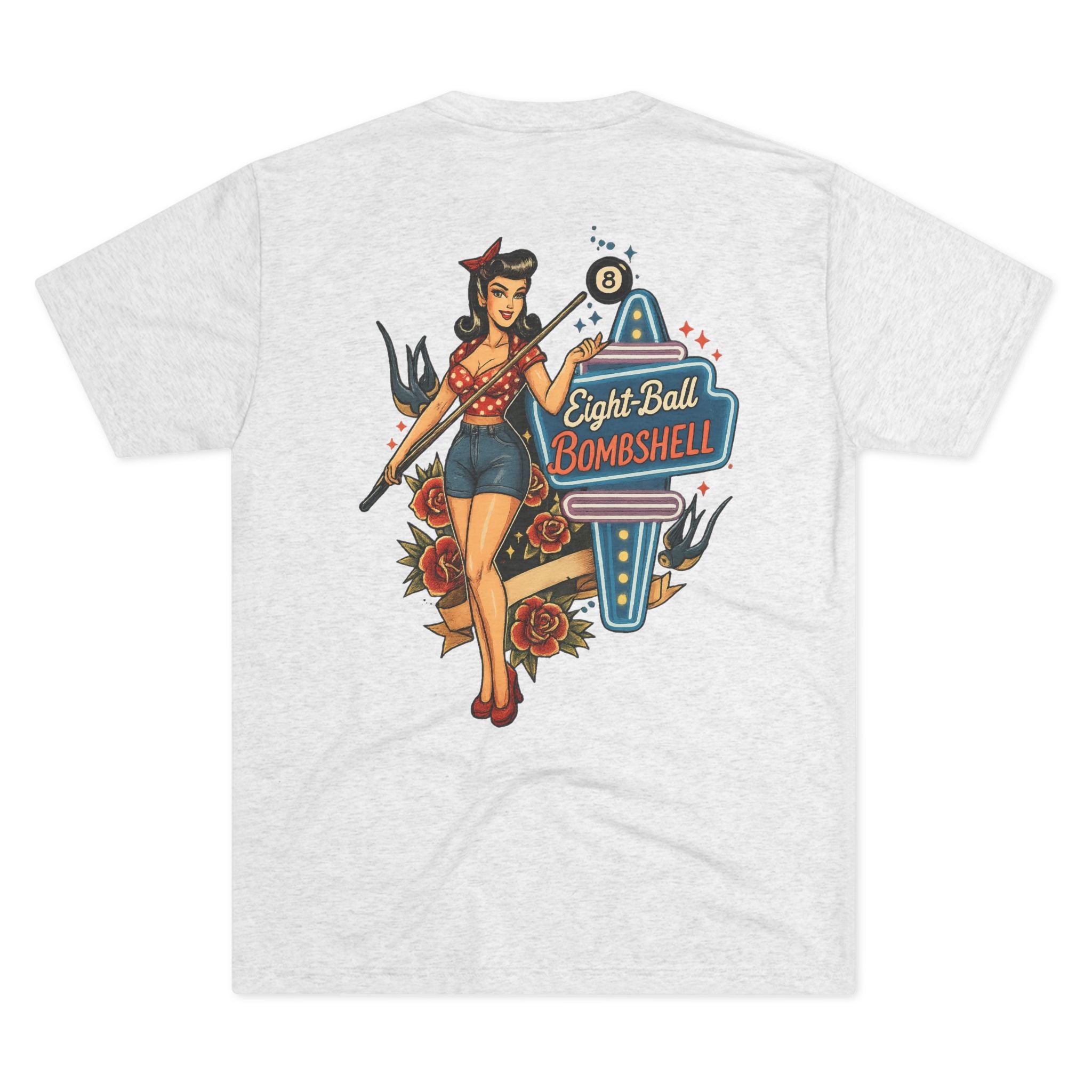 Eight-Ball Bombshell Next Level Billiards Tee