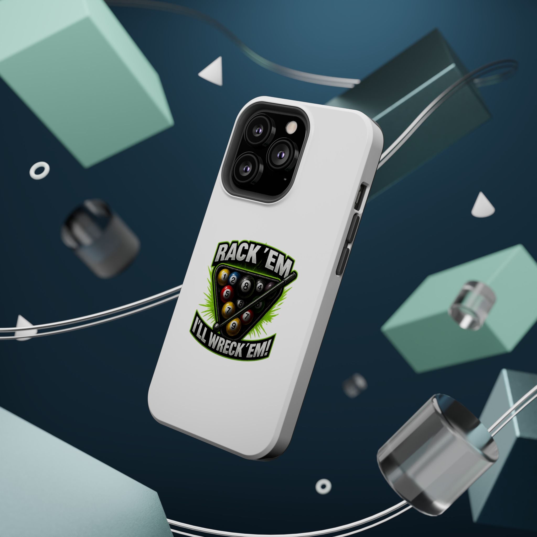 Magnetic Phone Case - Rack 'Em, I'll Wreck 'Em | Cool Custom Impact-Resistant Cases for Gamers & Pool Lovers, Perfect Gift for [...]