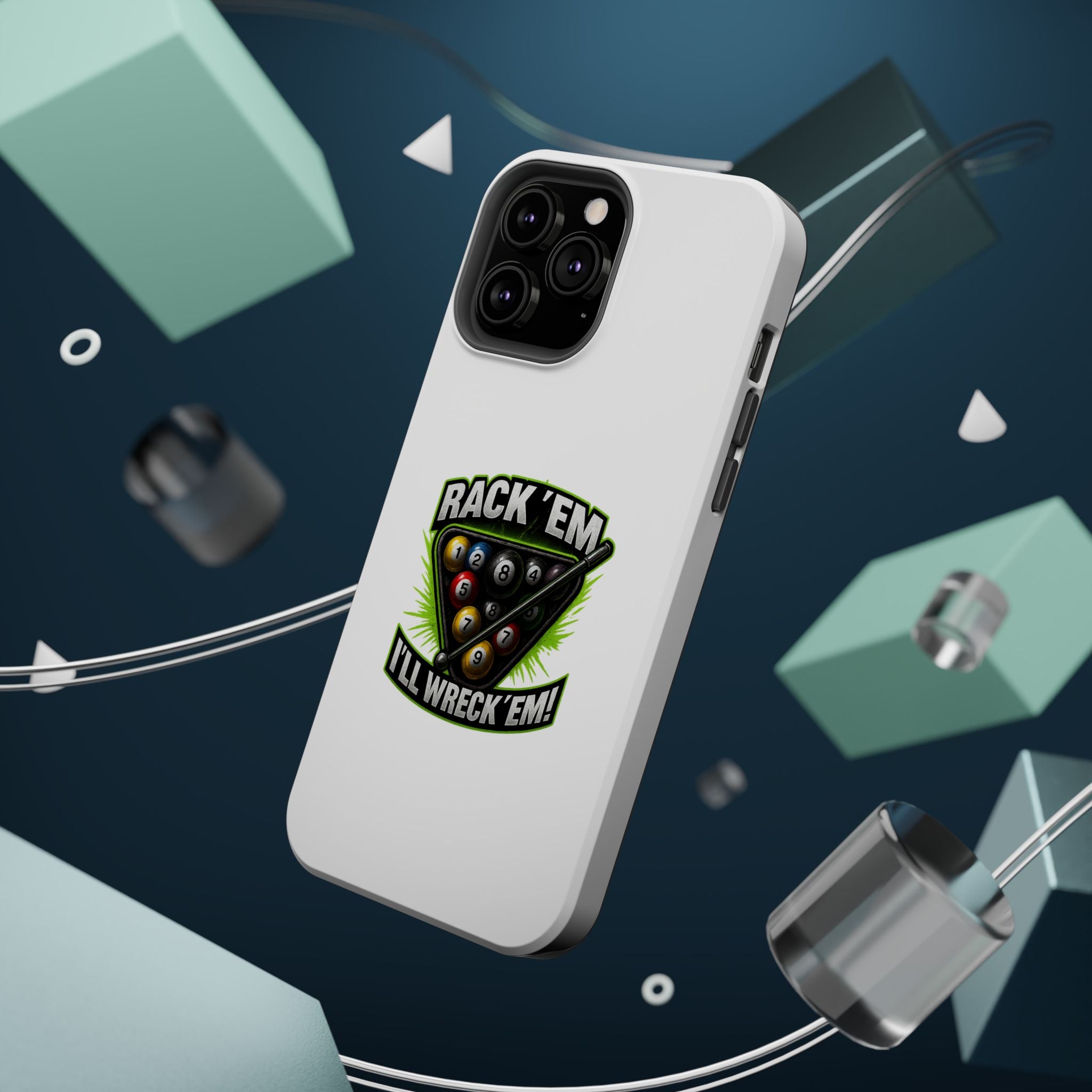 Magnetic Phone Case - Rack 'Em, I'll Wreck 'Em | Cool Custom Impact-Resistant Cases for Gamers & Pool Lovers, Perfect Gift for [...]