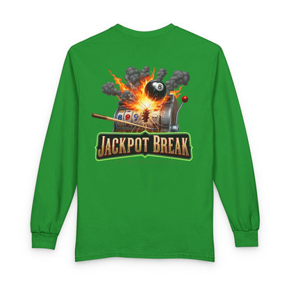Jackpot Break Billiards Casino Mashup Gildan Long Sleeve Tee