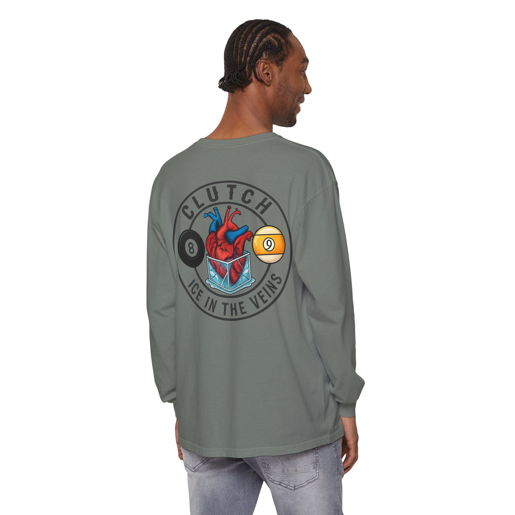 Clutch Ice in the Veins V2 Comfort Colors Long Sleeve Tee