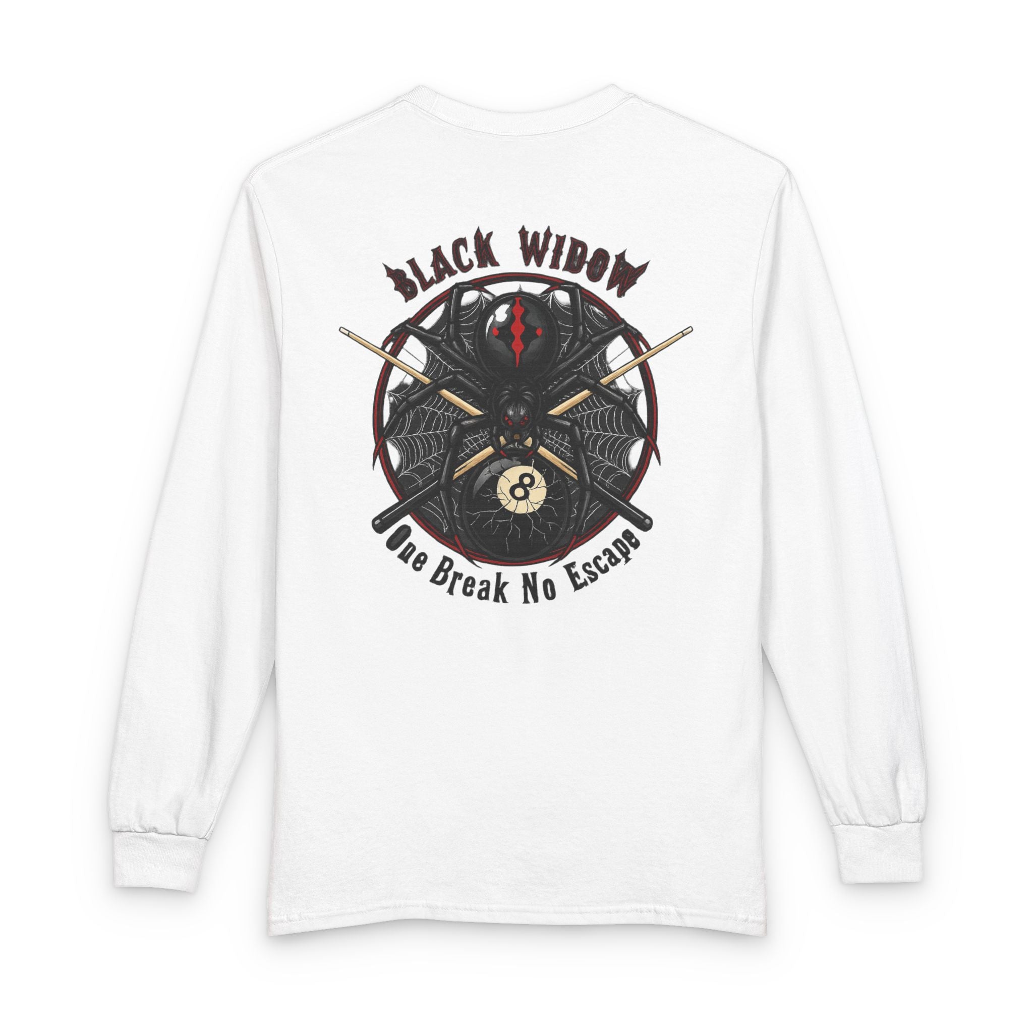 Black Widow Billiards Gildan Long Sleeve Tee