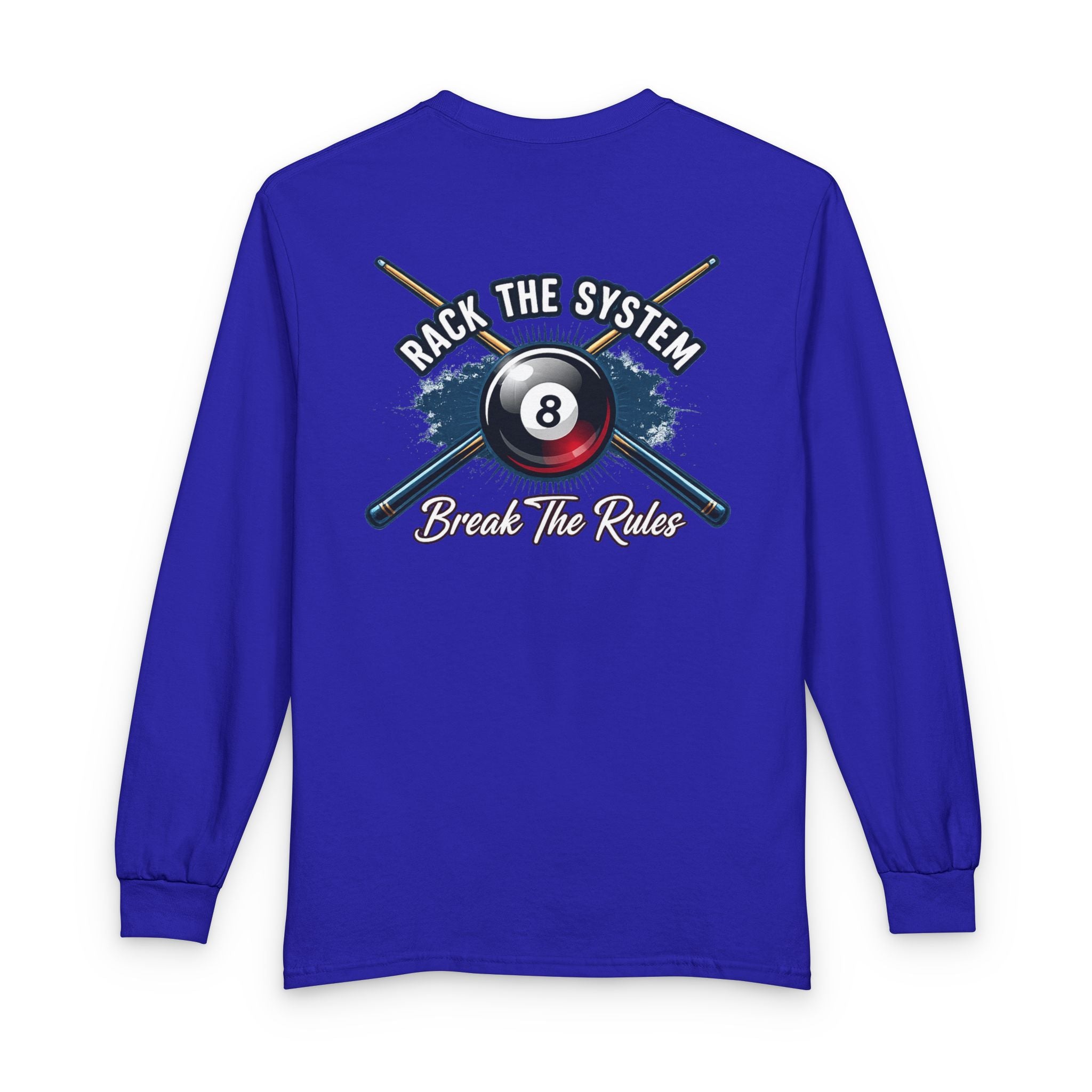 Rack the System Billiards Gildan Long Sleeve T-Shirt