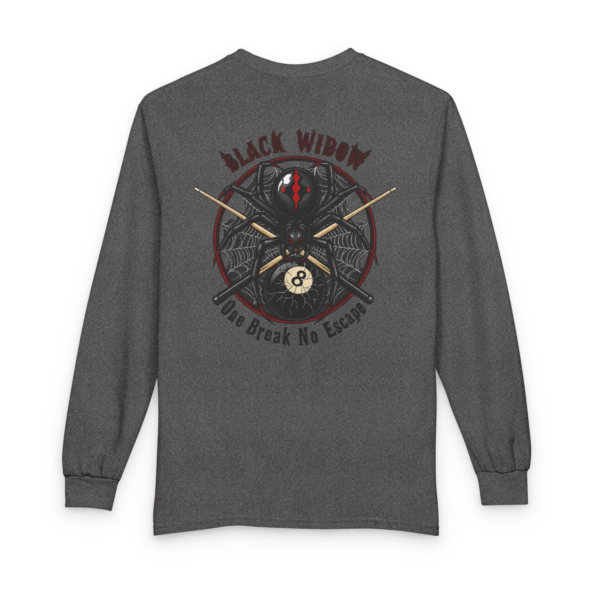Black Widow Billiards Gildan Long Sleeve Tee