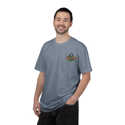 Born to Hustle, Built to Run Racks Billiards Comfort Colors Tee