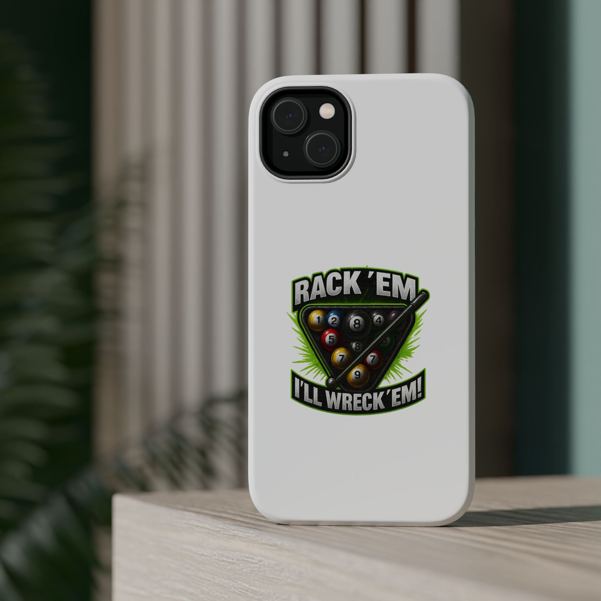 Magnetic Phone Case - Rack 'Em, I'll Wreck 'Em | Cool Custom Impact-Resistant Cases for Gamers & Pool Lovers, Perfect Gift for [...]